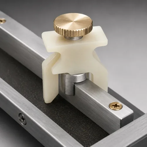 Universal wave solder fixture showing fully adjustable perimeter holddowns for board positioning