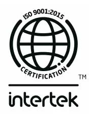 Intertek ISO 9001:2015 Certified Logo