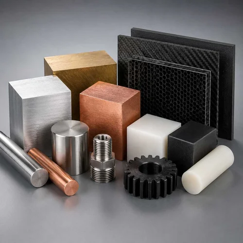 CNC Machined Material Capabilities samples