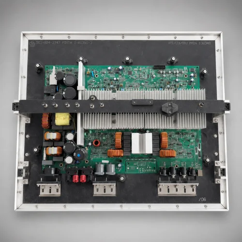 Overarm Bar securing PCB components during wave soldering