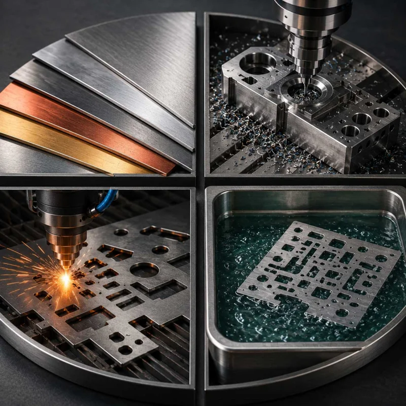 Precision parts materials selection and manufacturing processes