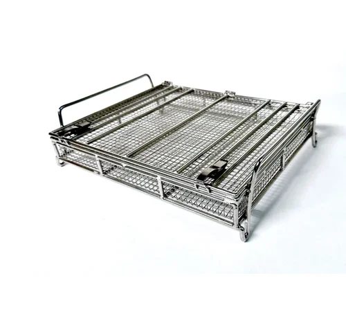 Stainless steel mesh PCB wash basket